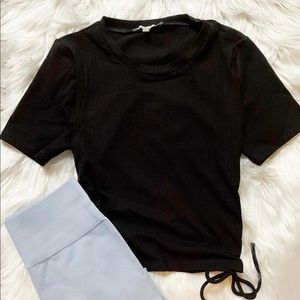 Black Crop Top